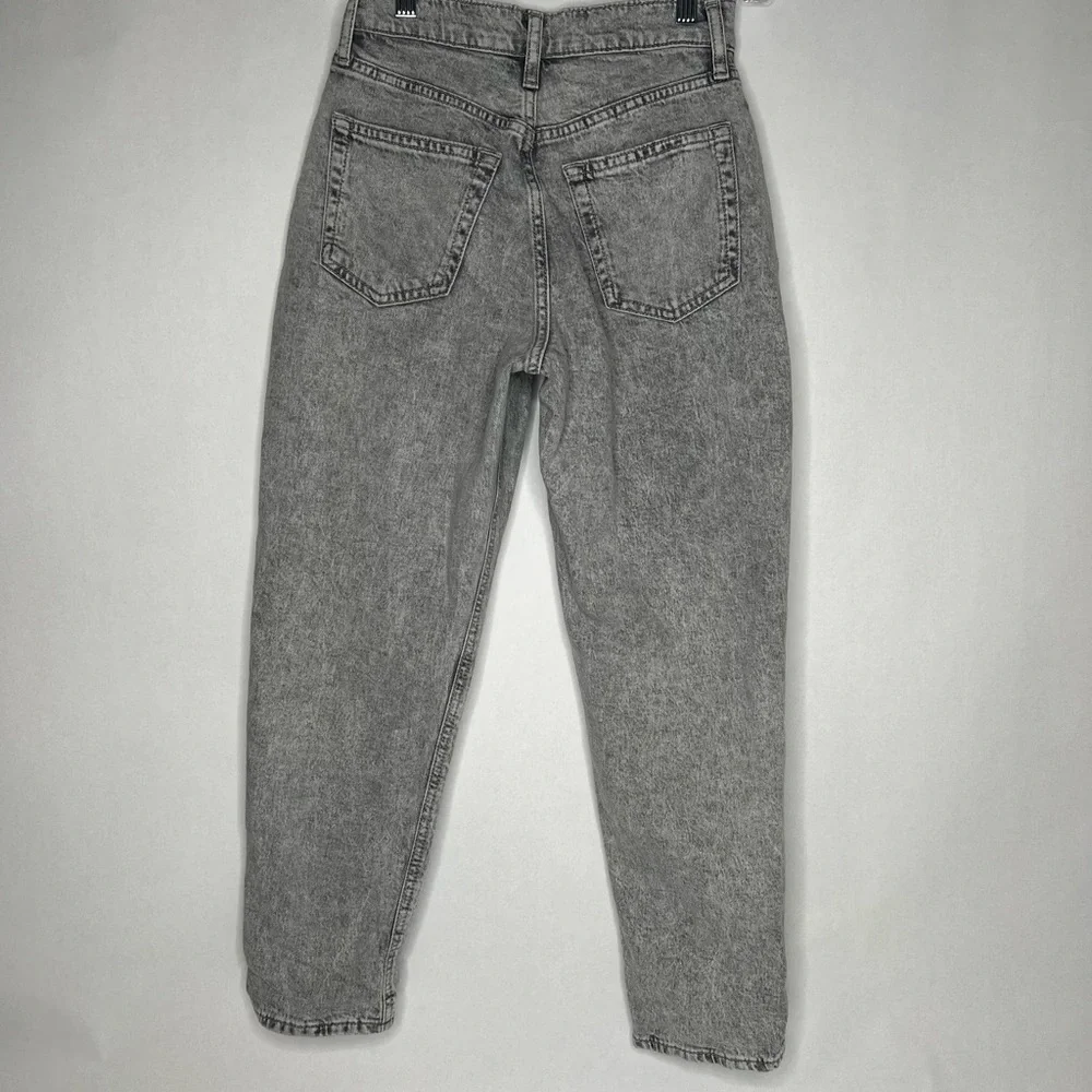 Gap Teen Girls Size 14 Stonewashed Gray‎ Mom Jeans
